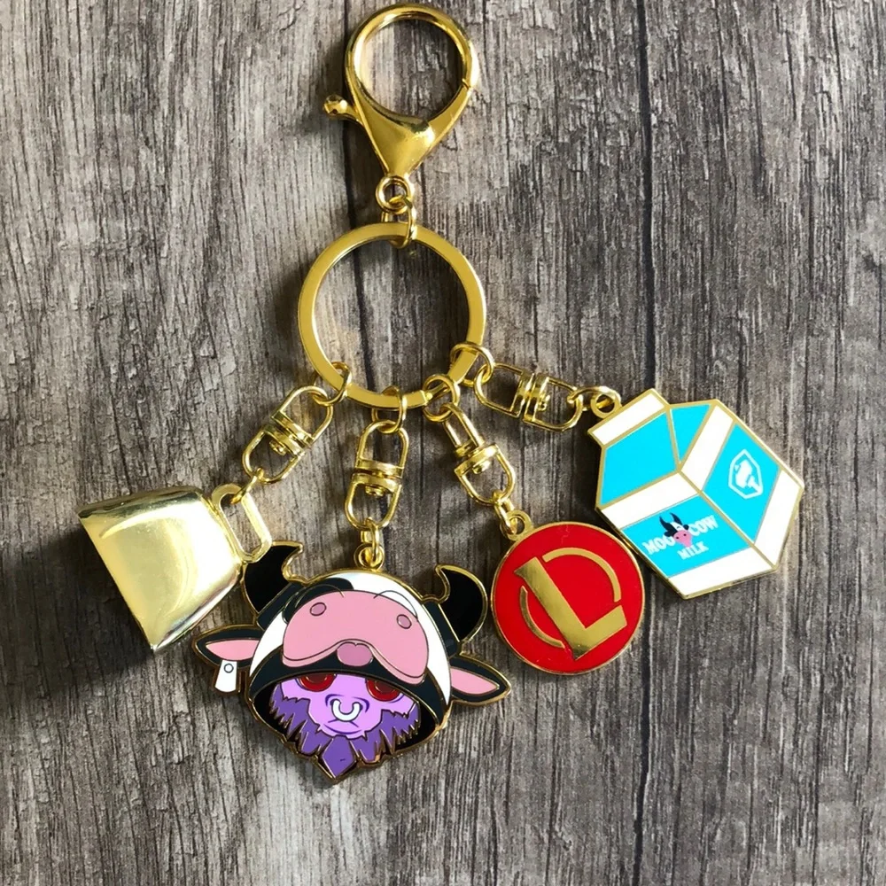 Riot Games x League of Legends Moo Cow Alistar Keychain